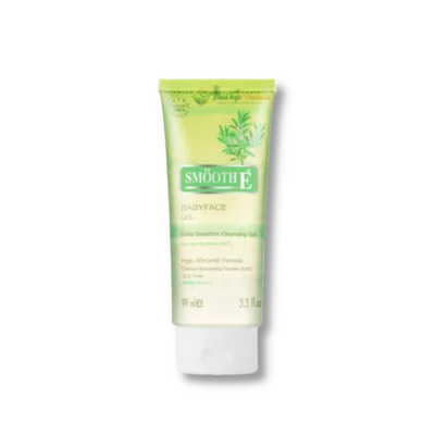 Smooth E Babyface Extra Sensitive Cleansing Gel 3.3 oz bottle