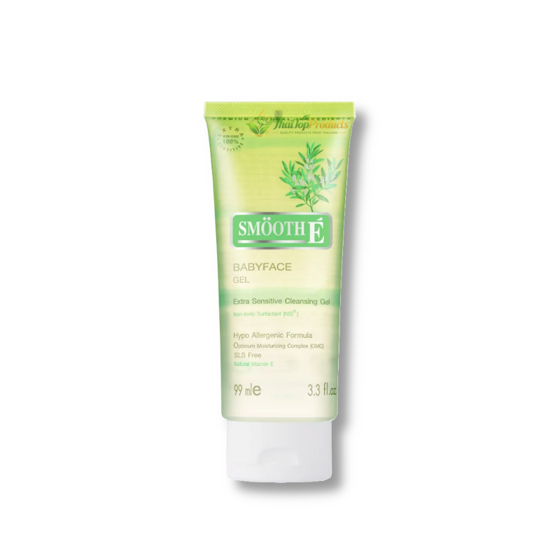 Smooth E Babyface Extra Sensitive Cleansing Gel 3.3 oz bottle