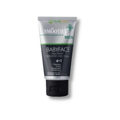 Smooth E For Men Babyface Facial Foam 4oz
