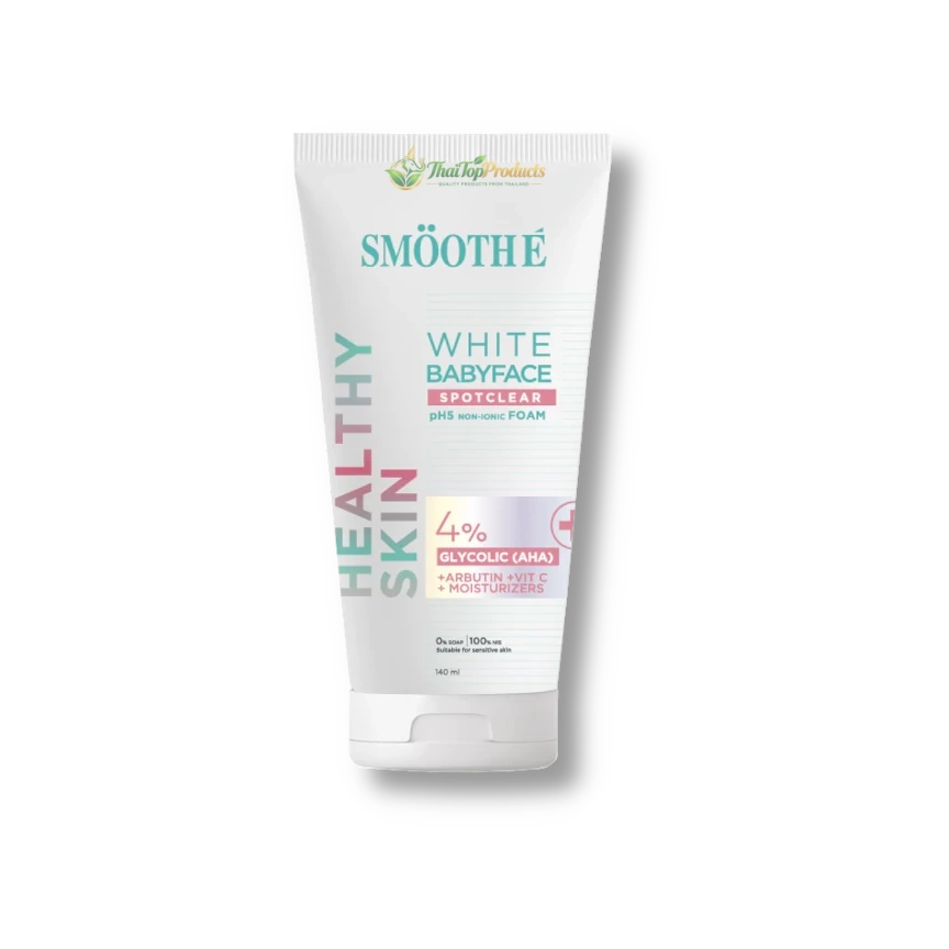 Smooth E White Babyface Spot Clear Facial Foam | Facial Cleanser Size 140 ml.