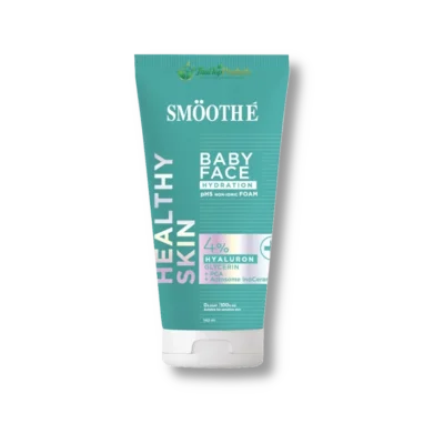 Smooth E Babyface Hydration Facial Foam | Facial Cleanser Size 140 ml.