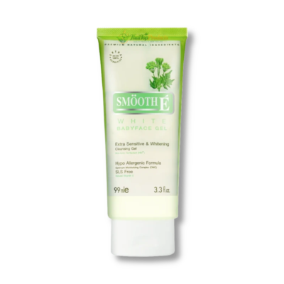 Smooth E White Babyface Extra Sensitive & Whitening Cleansing Gel 3.3oz
